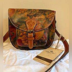 Patricia Nash Multicolor Leather Crossbody Bag